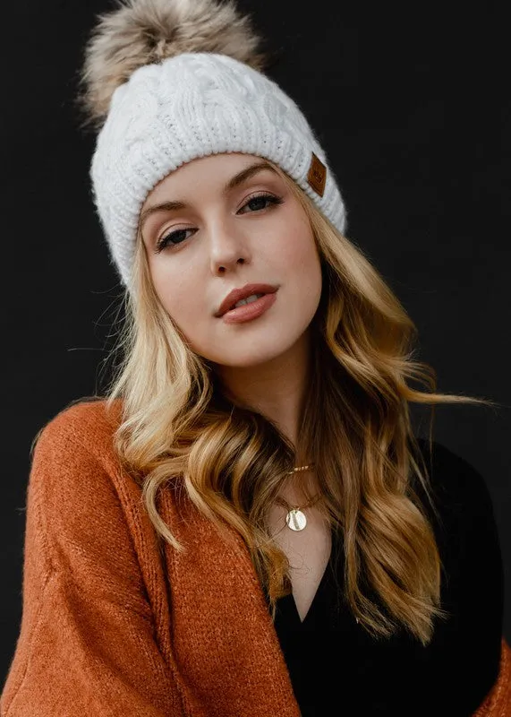 Braided Knit Beanie