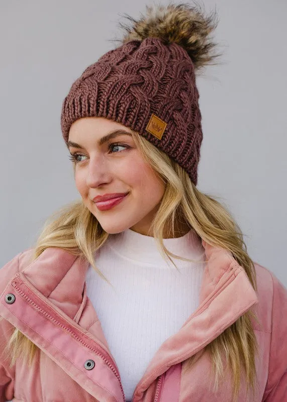 Braided Knit Beanie