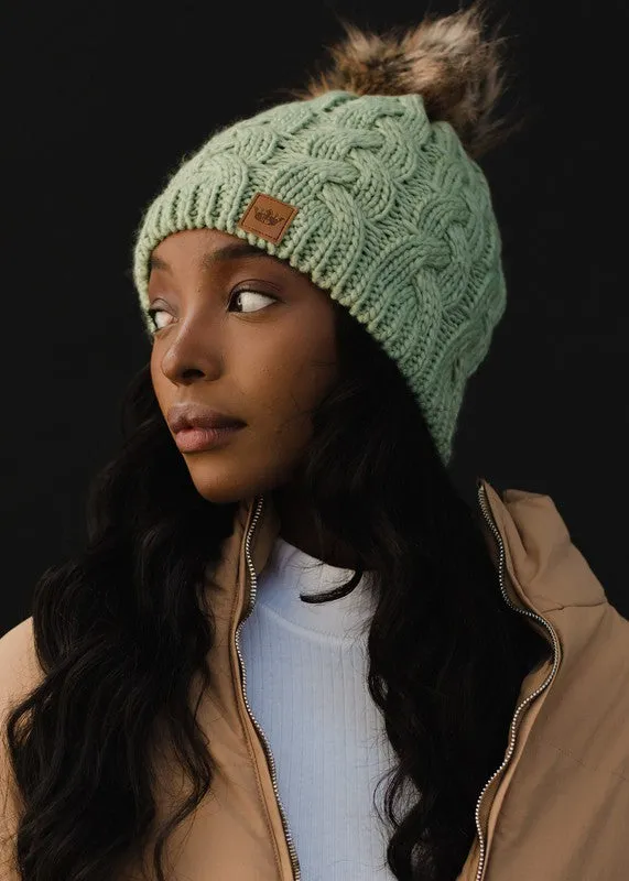 Braided Knit Beanie