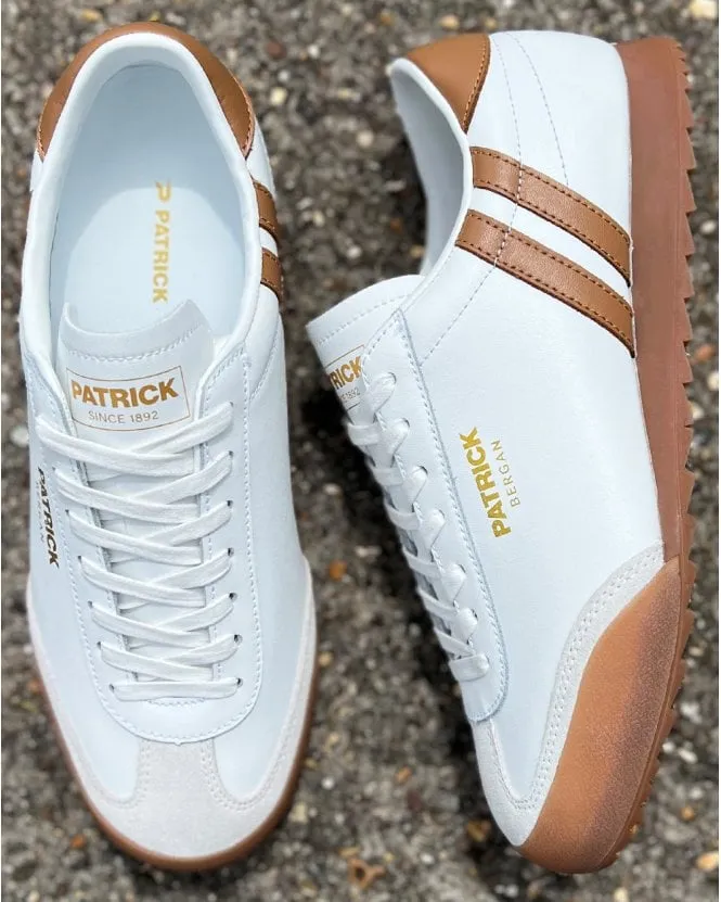 Patrick Bergan Trainers White/Tan
