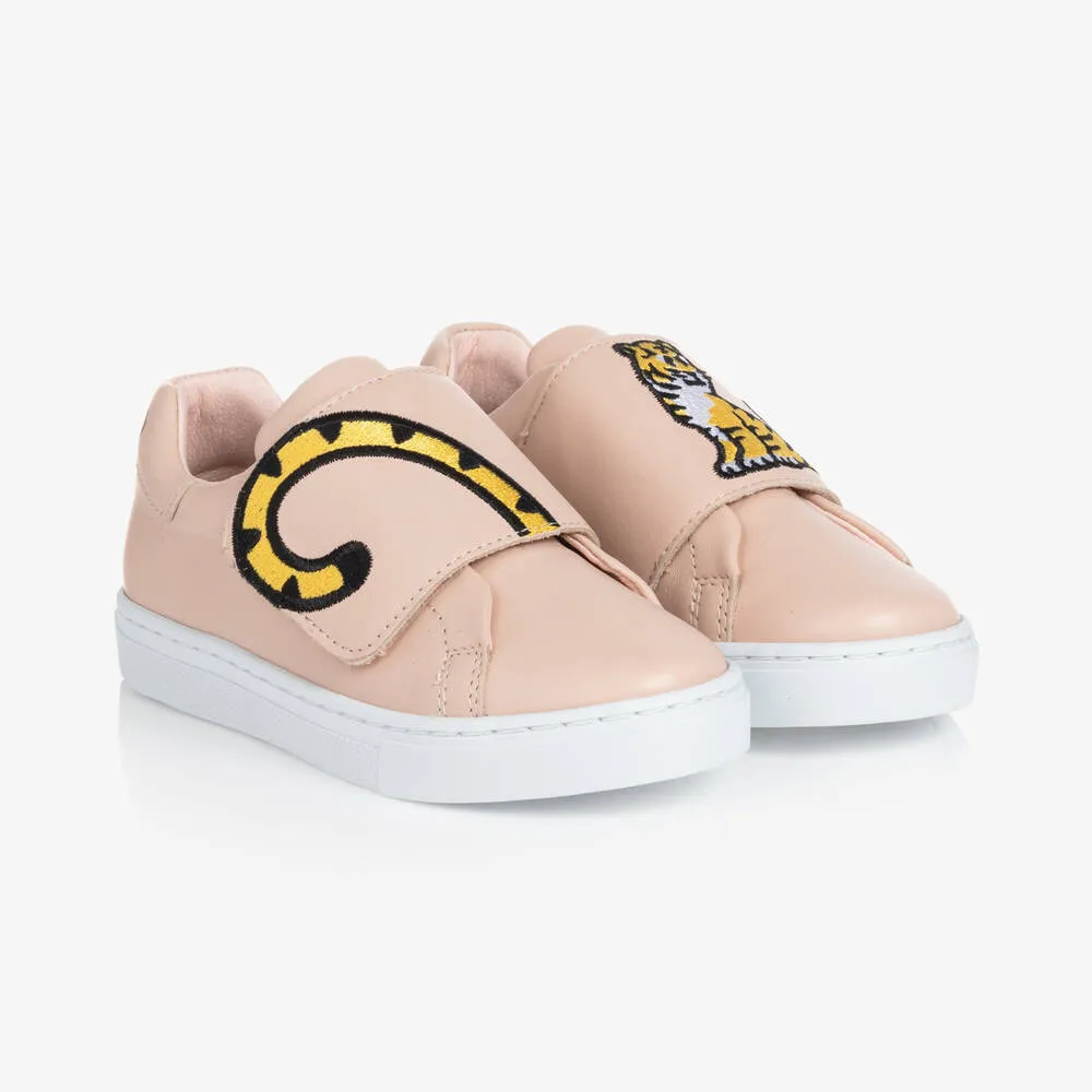 Teen Pink Leather KOTORA Trainers