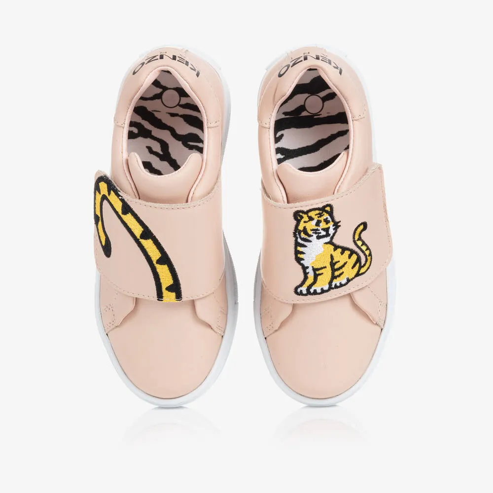 Teen Pink Leather KOTORA Trainers