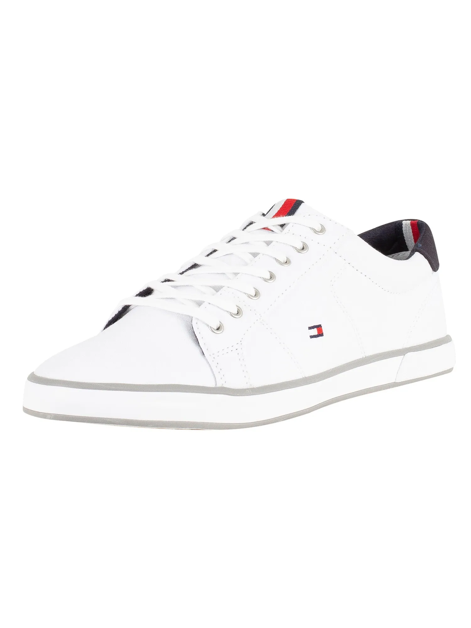 Tommy Hilfiger Flag Trainers - White