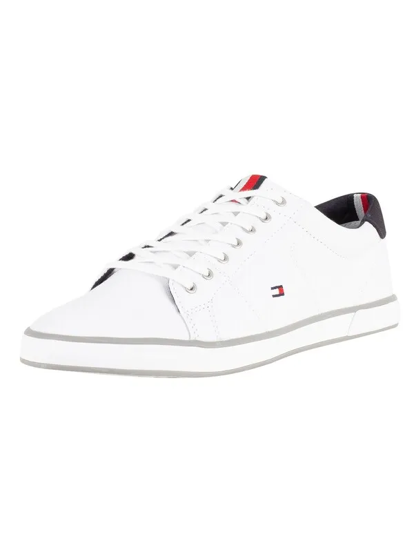 Tommy Hilfiger Flag Trainers - White