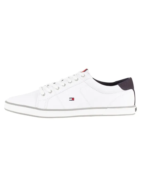 Tommy Hilfiger Flag Trainers - White