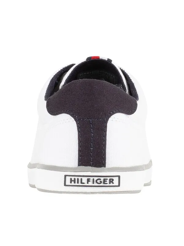 Tommy Hilfiger Flag Trainers - White