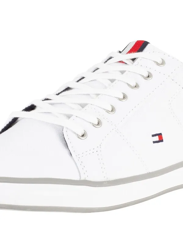 Tommy Hilfiger Flag Trainers - White