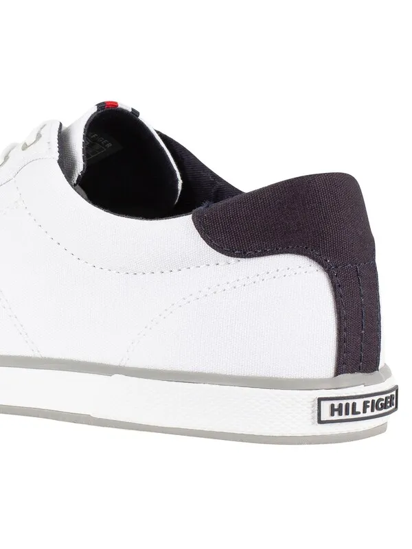 Tommy Hilfiger Flag Trainers - White