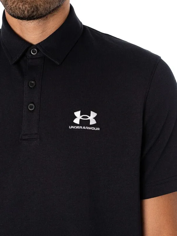 Under Armour Icon Loose Polo Shirt - Black